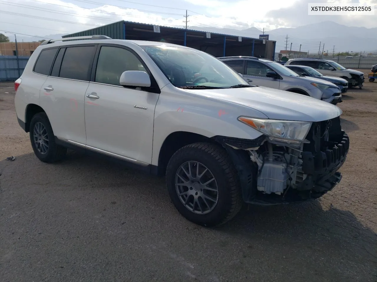 2012 Toyota Highlander VIN: X5TDDK3EH5CS12505 Lot: 73041344