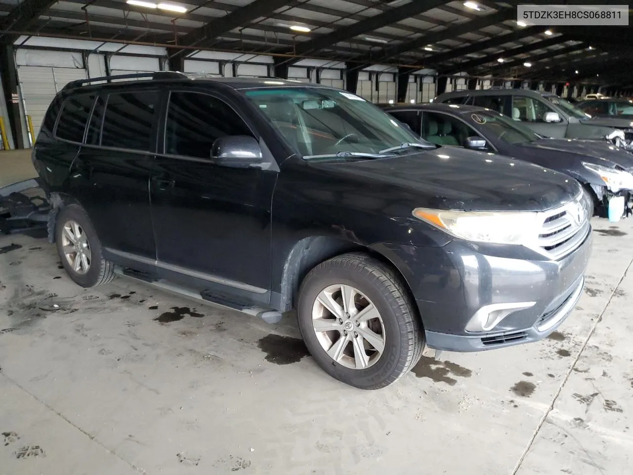 2012 Toyota Highlander Base VIN: 5TDZK3EH8CS068811 Lot: 73386564