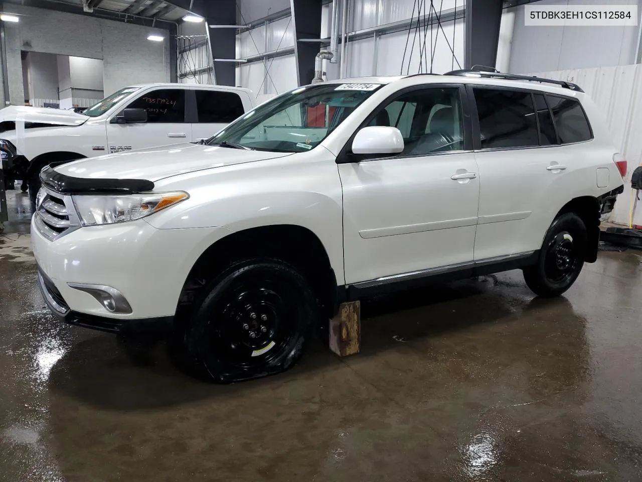 2012 Toyota Highlander Base VIN: 5TDBK3EH1CS112584 Lot: 73427754