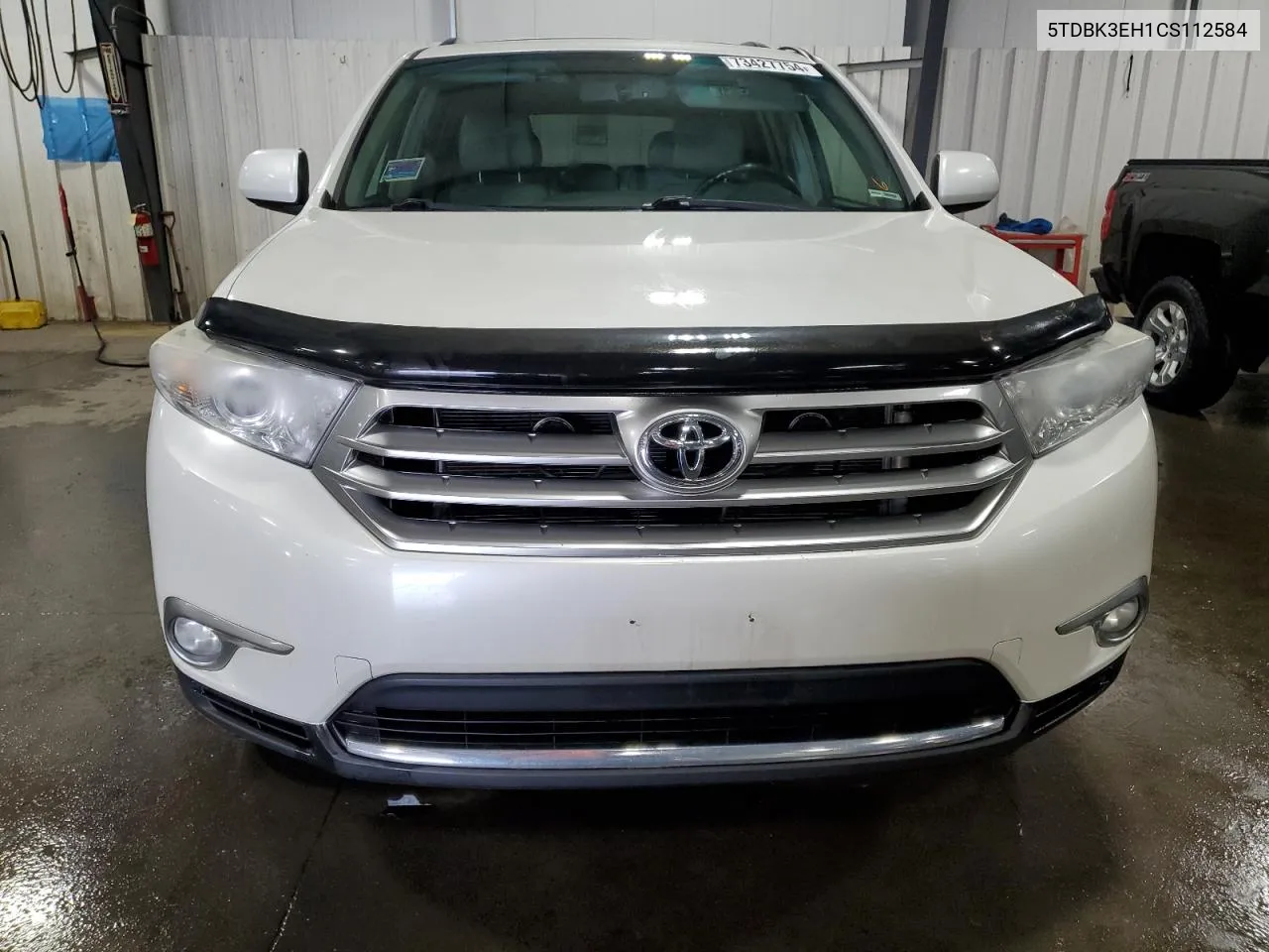 2012 Toyota Highlander Base VIN: 5TDBK3EH1CS112584 Lot: 73427754