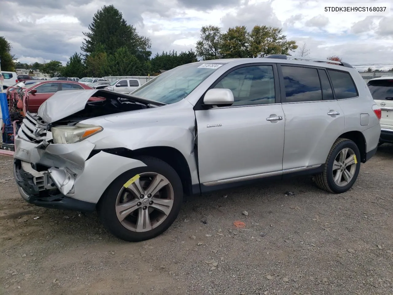 2012 Toyota Highlander Limited VIN: 5TDDK3EH9CS168037 Lot: 73787524