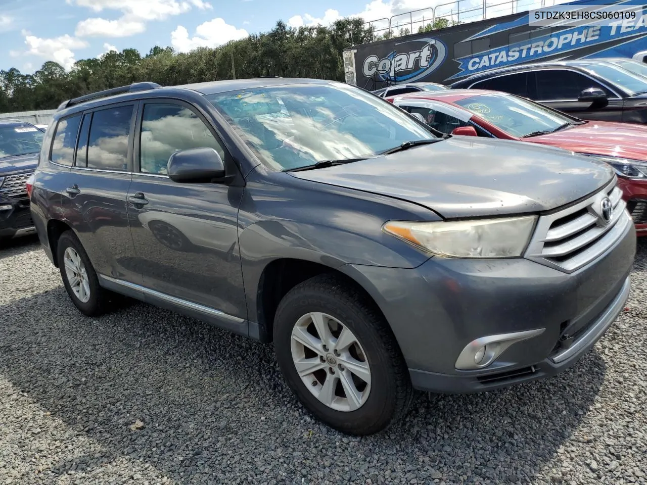 2012 Toyota Highlander Base VIN: 5TDZK3EH8CS060109 Lot: 73973114