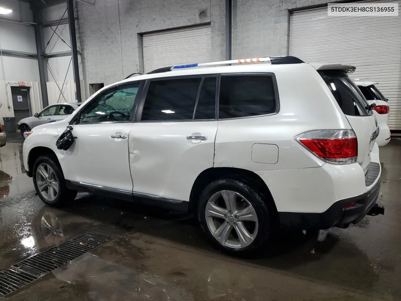 2012 Toyota Highlander Limited VIN: 5TDDK3EH8CS136955 Lot: 73982844