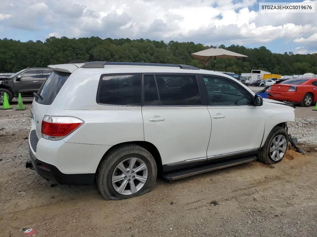 2012 Toyota Highlander Base VIN: 5TDZA3EHXCS019676 Lot: 74073984