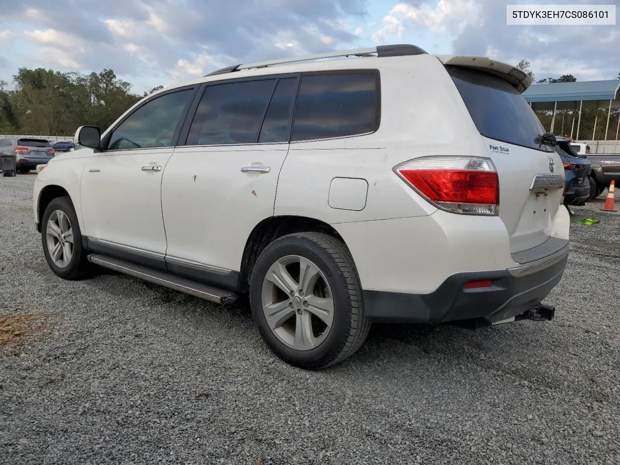 2012 Toyota Highlander Limited VIN: 5TDYK3EH7CS086101 Lot: 74574994