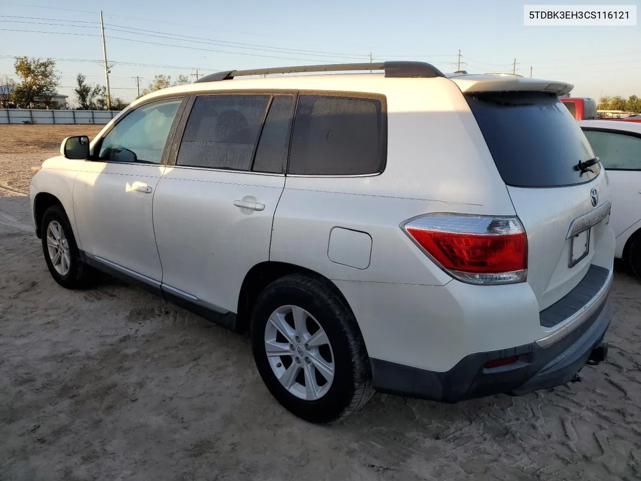 2012 Toyota Highlander Base VIN: 5TDBK3EH3CS116121 Lot: 74846864