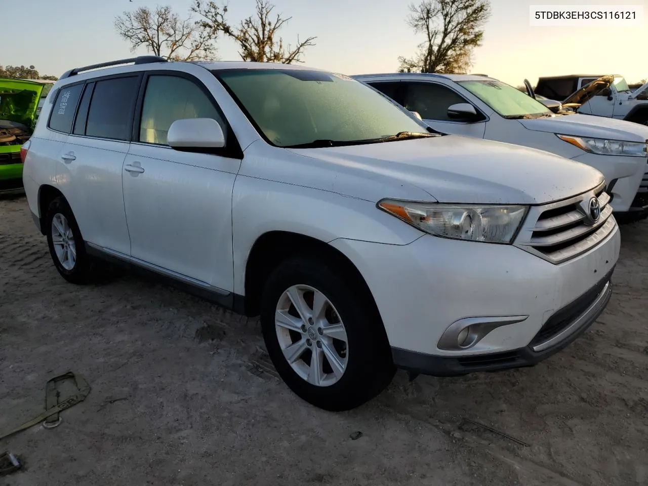 2012 Toyota Highlander Base VIN: 5TDBK3EH3CS116121 Lot: 74846864