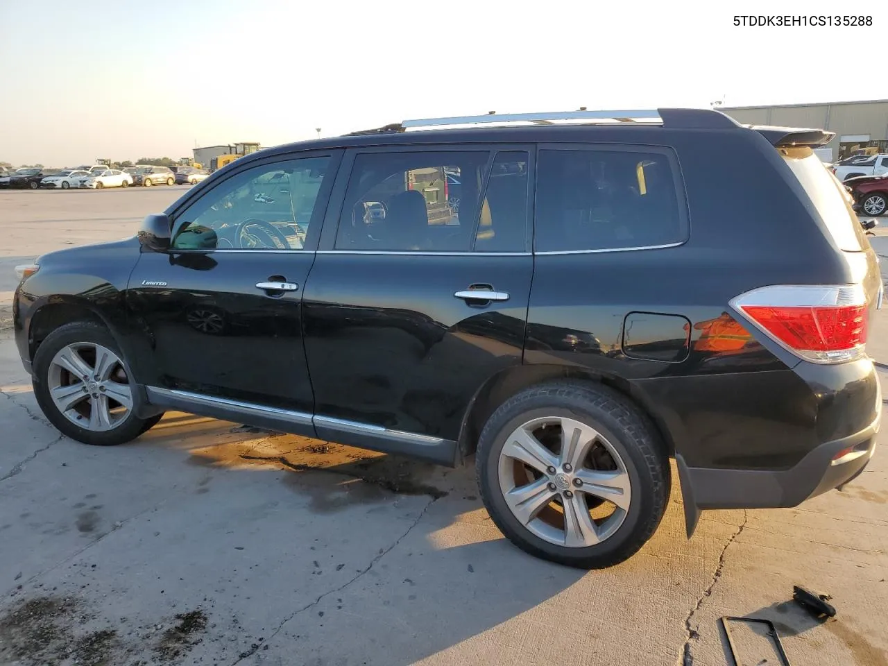 2012 Toyota Highlander Limited VIN: 5TDDK3EH1CS135288 Lot: 74945654