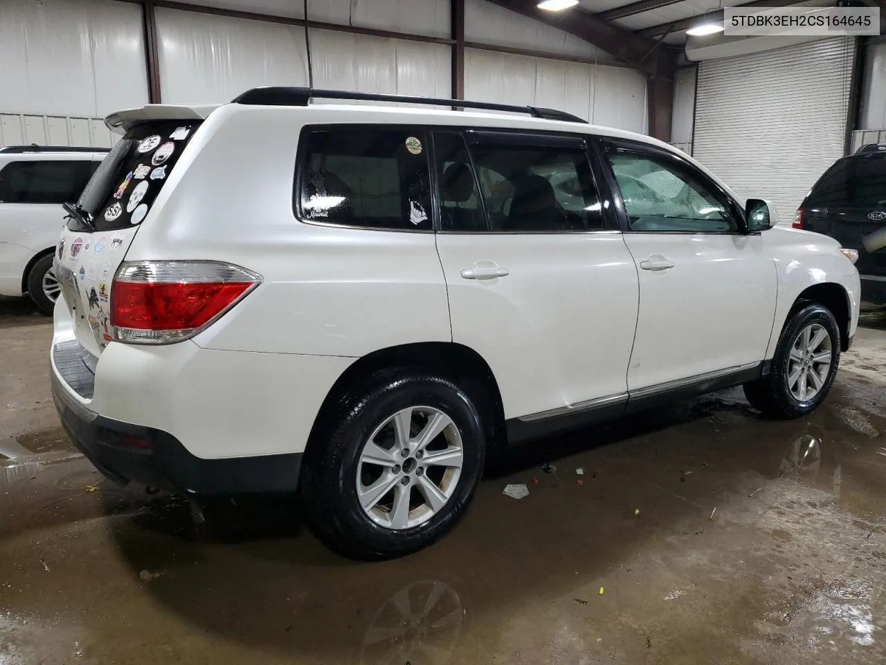 2012 Toyota Highlander Base VIN: 5TDBK3EH2CS164645 Lot: 75053804