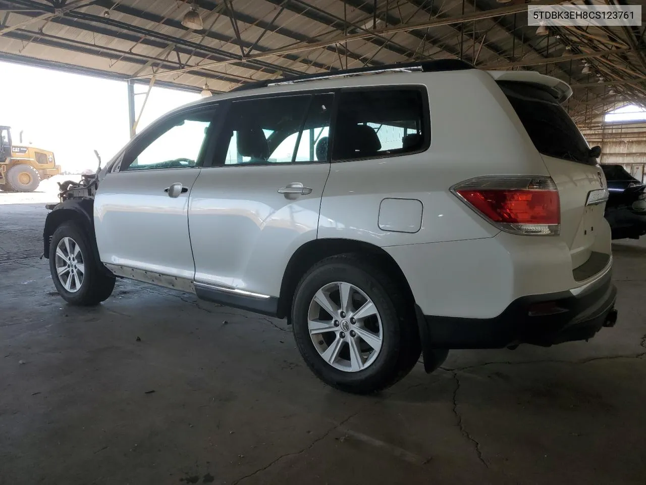 2012 Toyota Highlander Base VIN: 5TDBK3EH8CS123761 Lot: 75196034