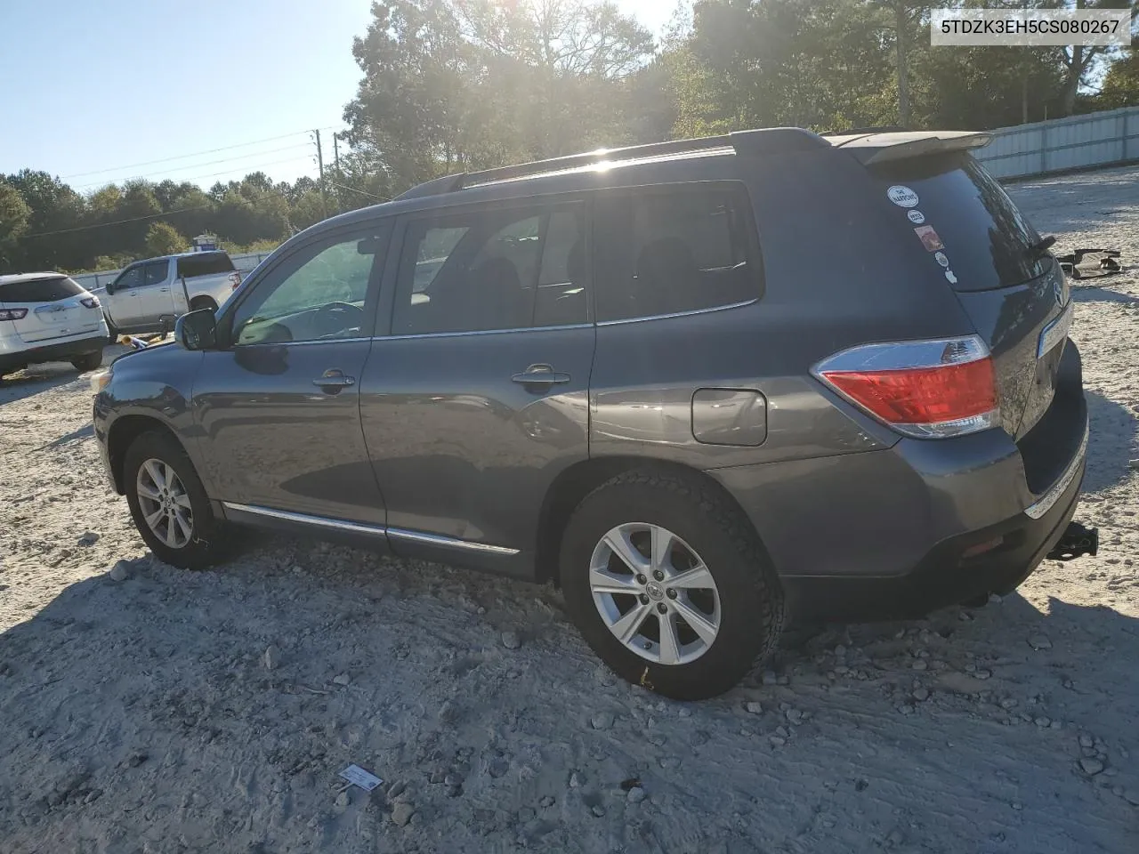 5TDZK3EH5CS080267 2012 Toyota Highlander Base