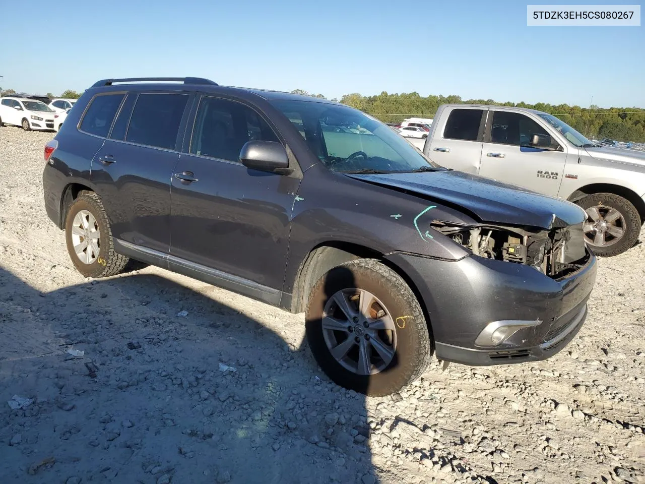 5TDZK3EH5CS080267 2012 Toyota Highlander Base