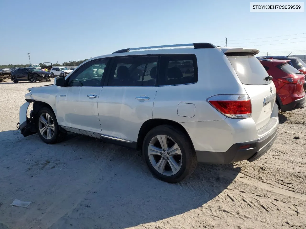 2012 Toyota Highlander Limited VIN: 5TDYK3EH7CS059559 Lot: 76077314