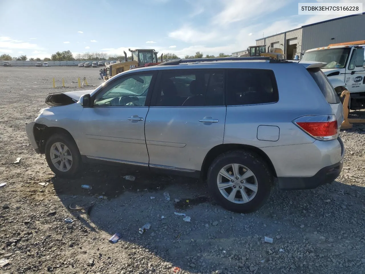 5TDBK3EH7CS166228 2012 Toyota Highlander Base