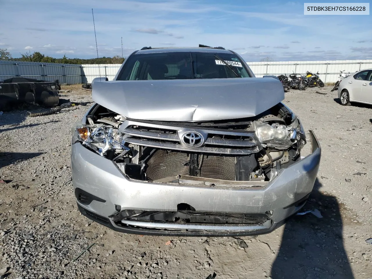 5TDBK3EH7CS166228 2012 Toyota Highlander Base