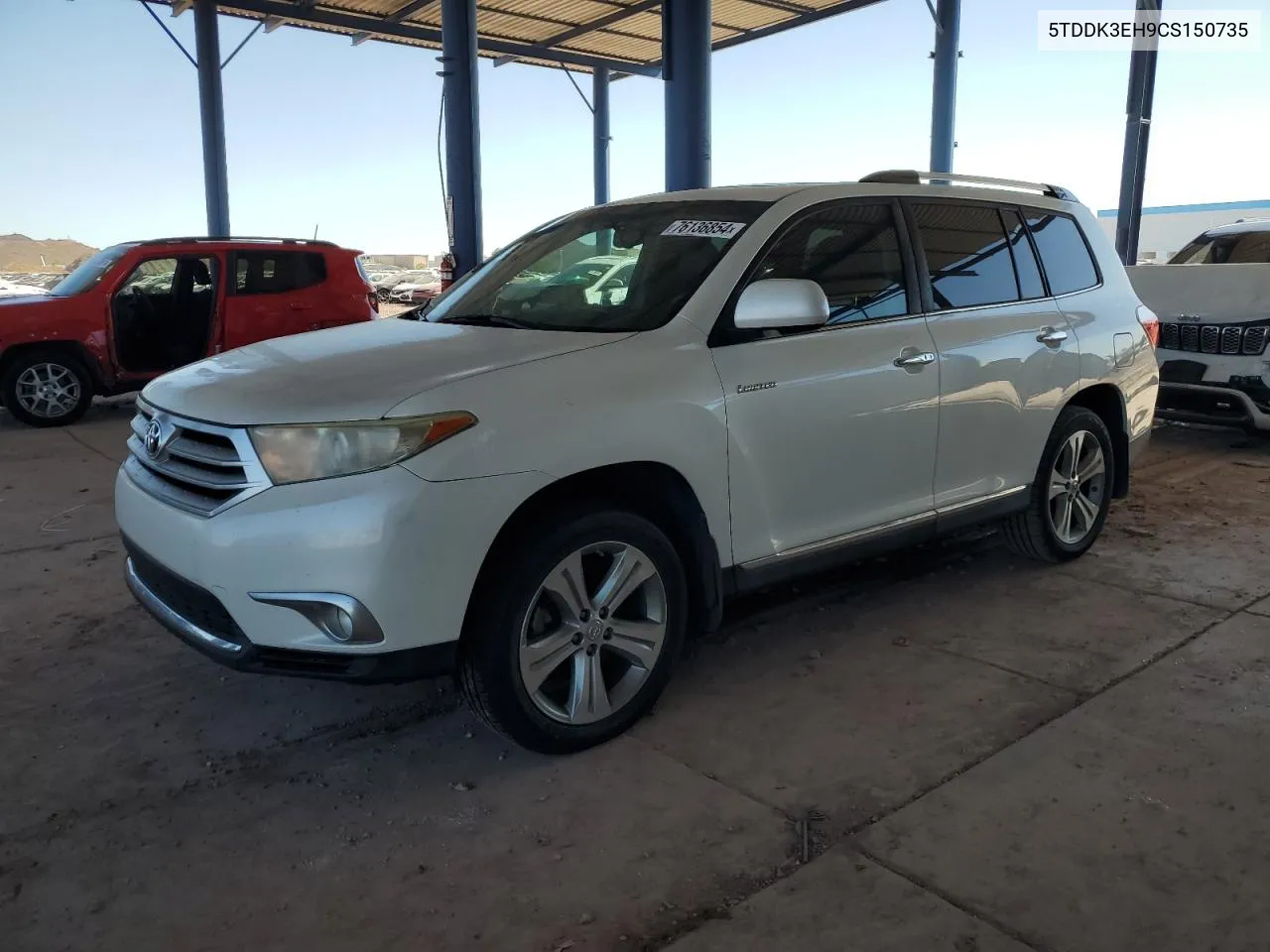 5TDDK3EH9CS150735 2012 Toyota Highlander Limited