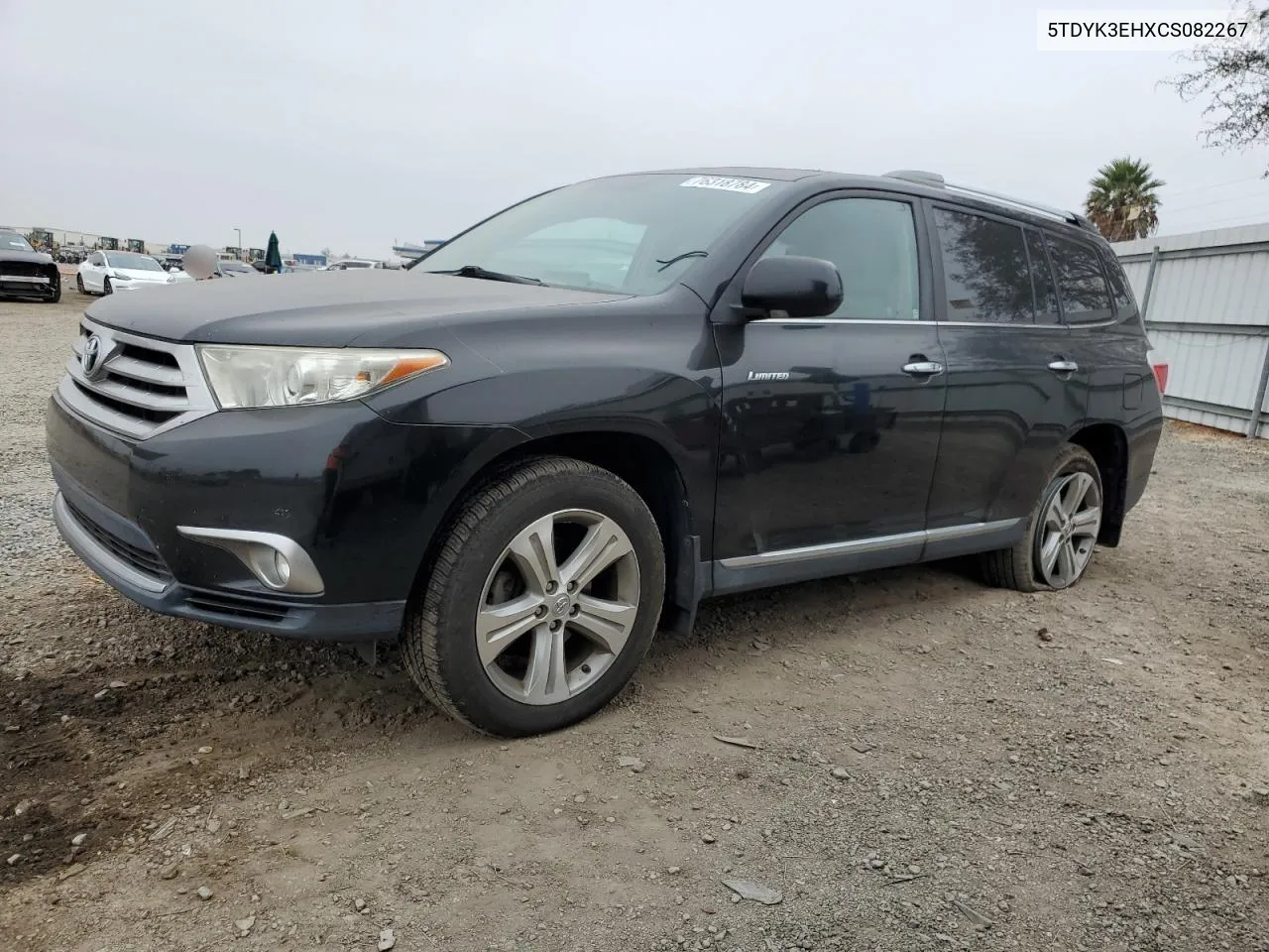 2012 Toyota Highlander Limited VIN: 5TDYK3EHXCS082267 Lot: 76318784