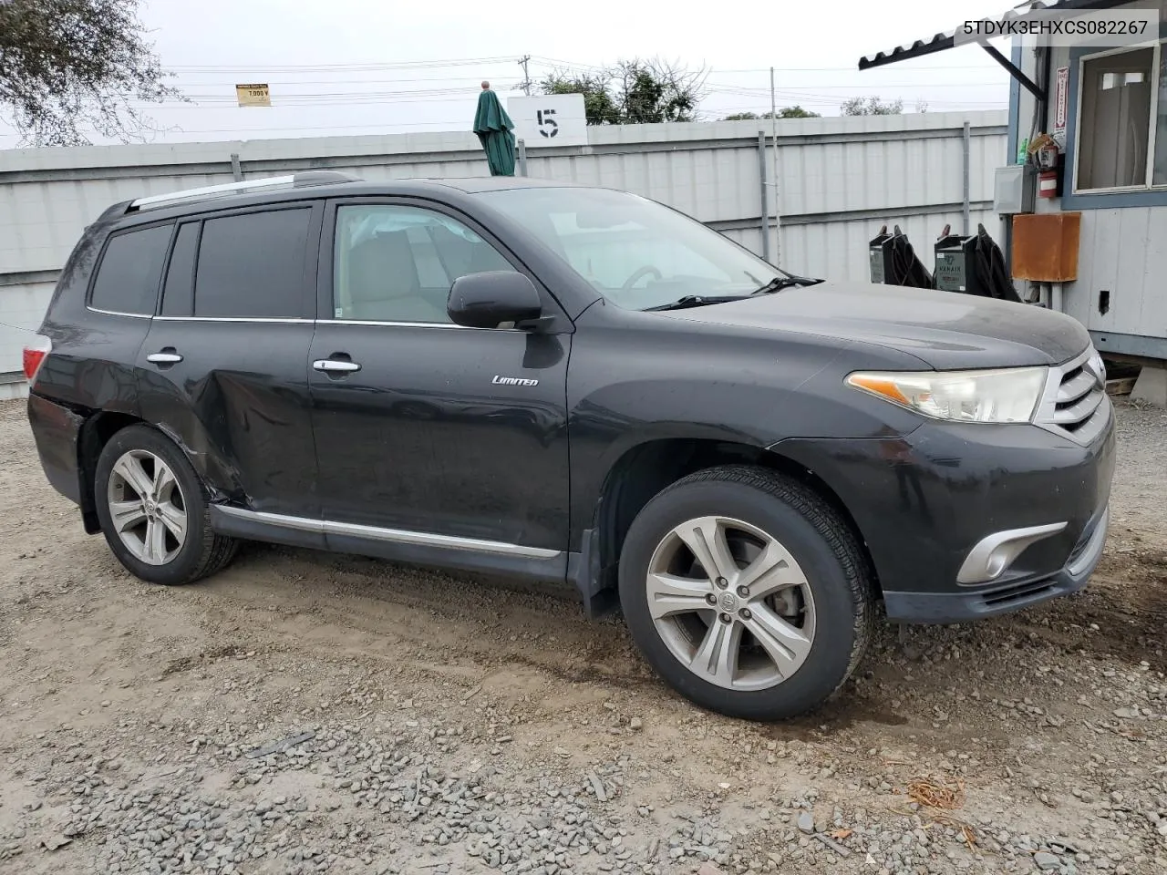 2012 Toyota Highlander Limited VIN: 5TDYK3EHXCS082267 Lot: 76318784