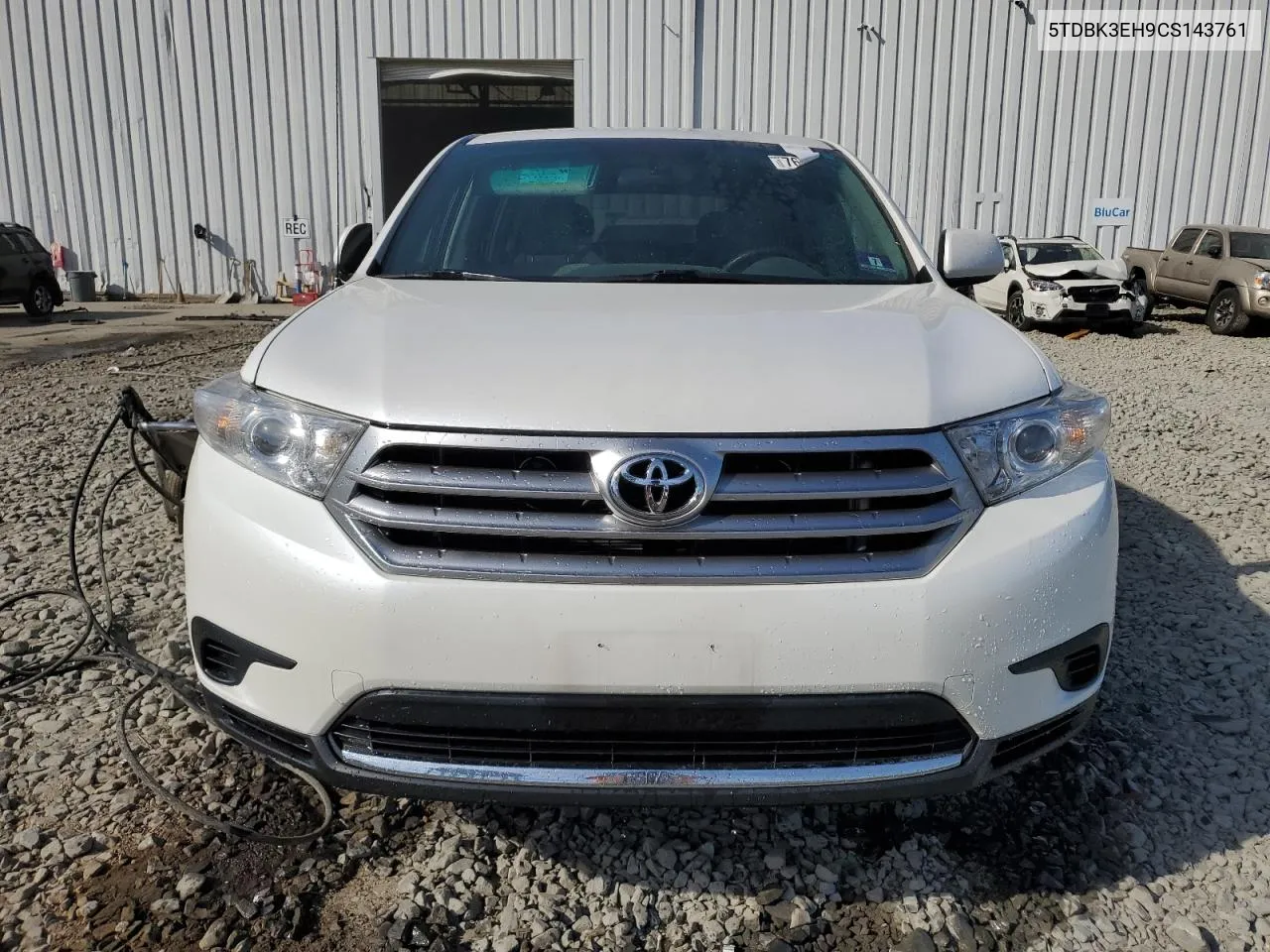 2012 Toyota Highlander Base VIN: 5TDBK3EH9CS143761 Lot: 76570924