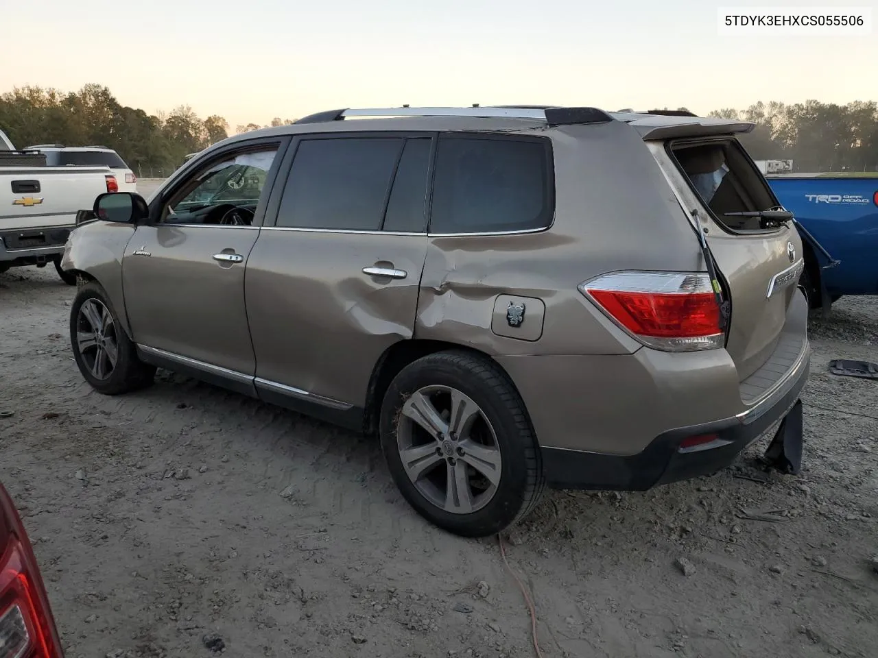 2012 Toyota Highlander Limited VIN: 5TDYK3EHXCS055506 Lot: 76725734