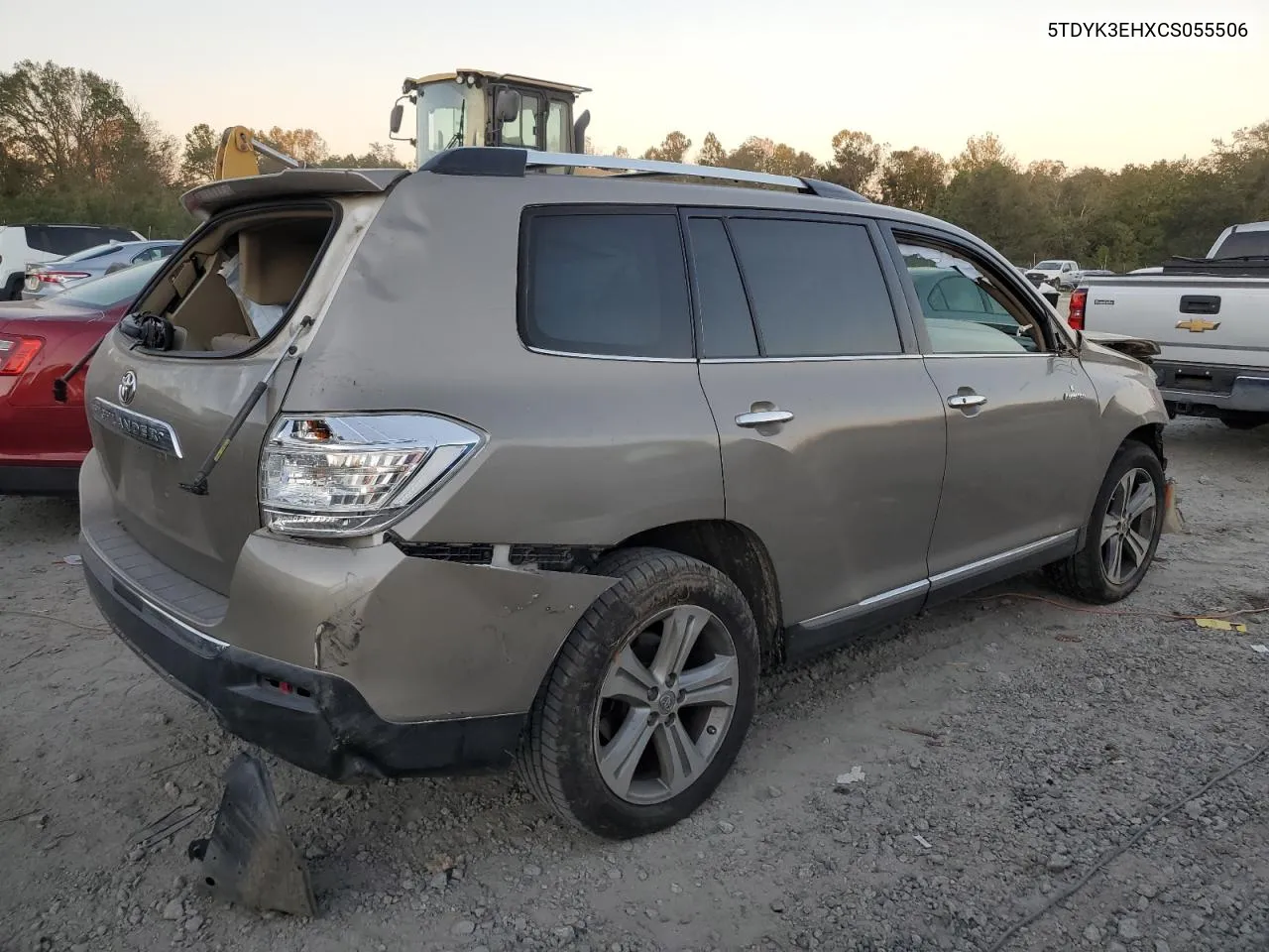 2012 Toyota Highlander Limited VIN: 5TDYK3EHXCS055506 Lot: 76725734