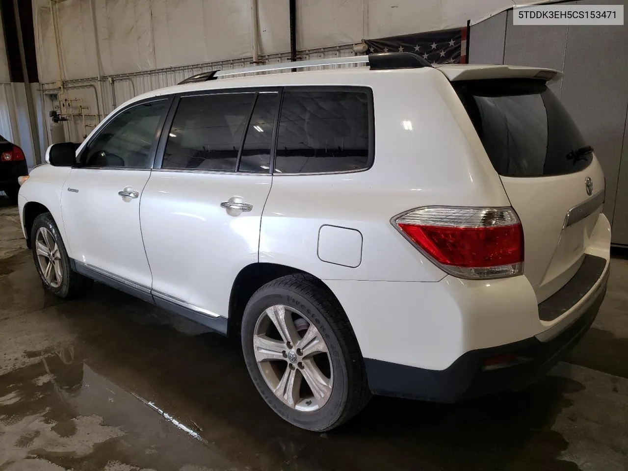 2012 Toyota Highlander Limited VIN: 5TDDK3EH5CS153471 Lot: 76755234