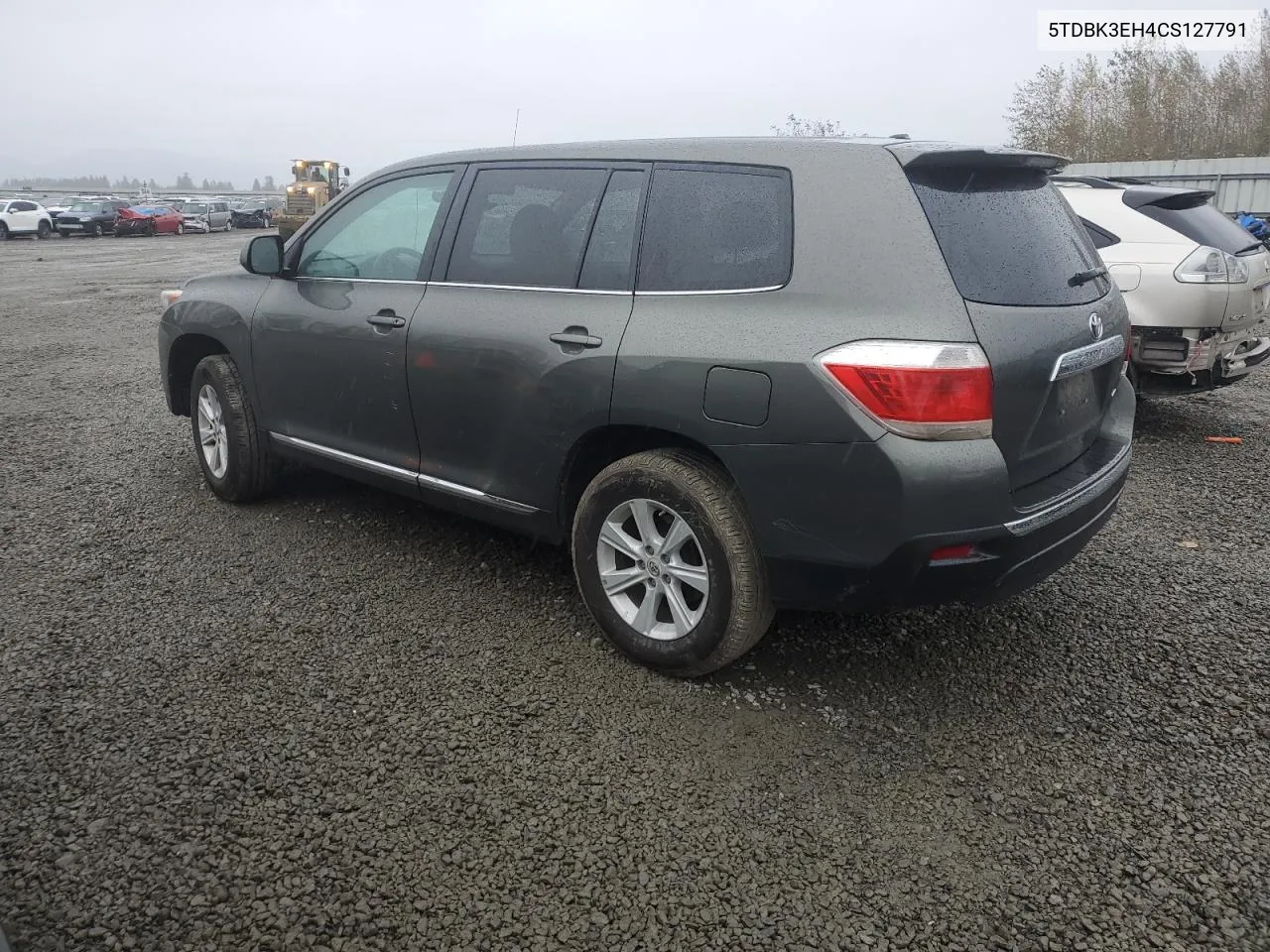 2012 Toyota Highlander Base VIN: 5TDBK3EH4CS127791 Lot: 76778094