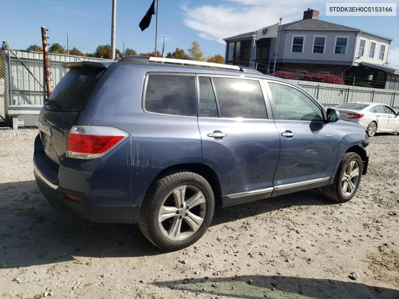 2012 Toyota Highlander Limited VIN: 5TDDK3EH0CS153166 Lot: 76785514