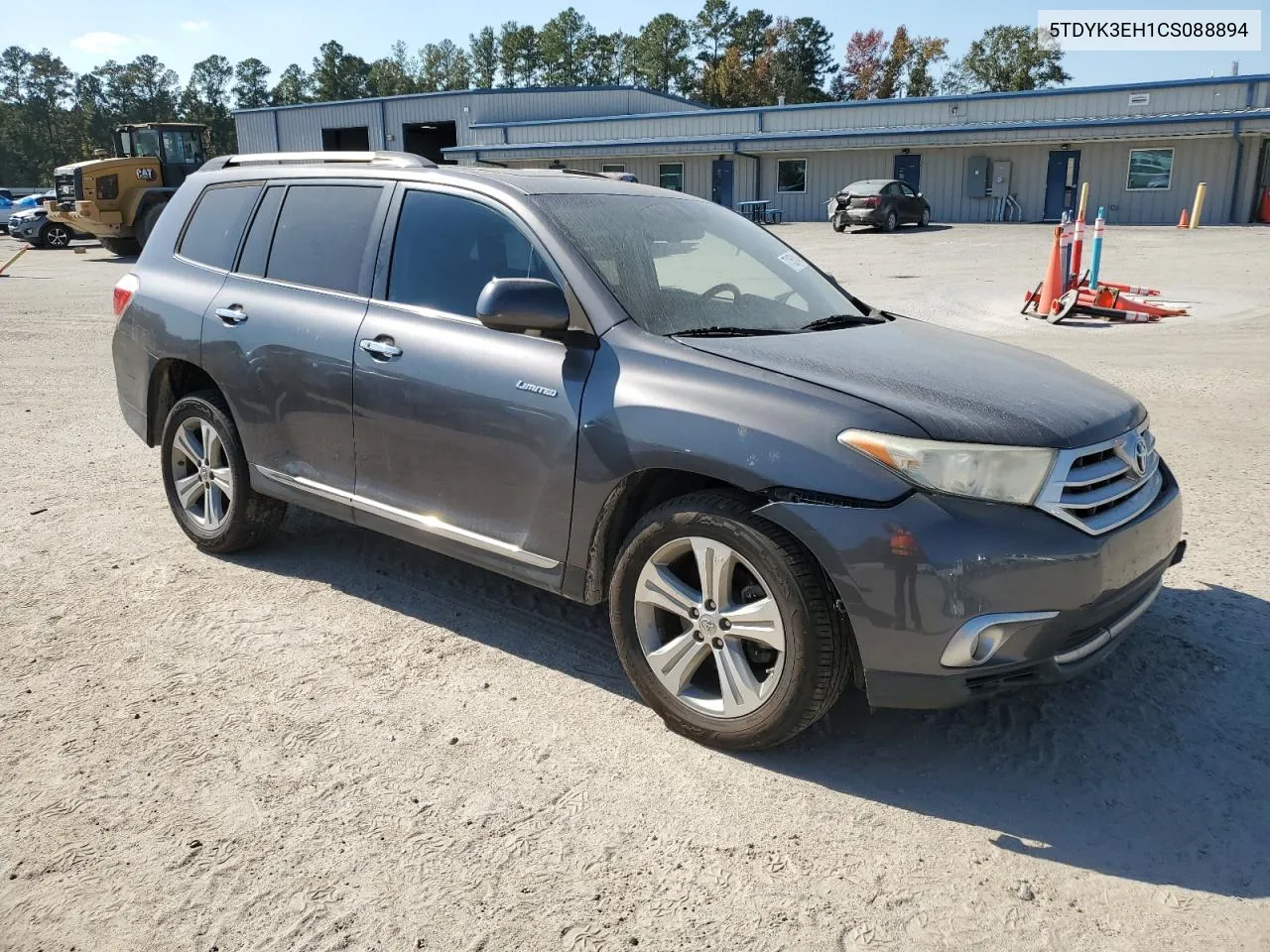 2012 Toyota Highlander Limited VIN: 5TDYK3EH1CS088894 Lot: 77155144