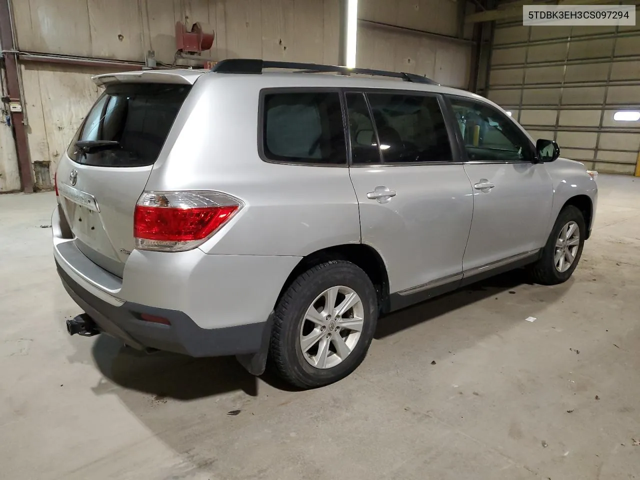 2012 Toyota Highlander Base VIN: 5TDBK3EH3CS097294 Lot: 77271754