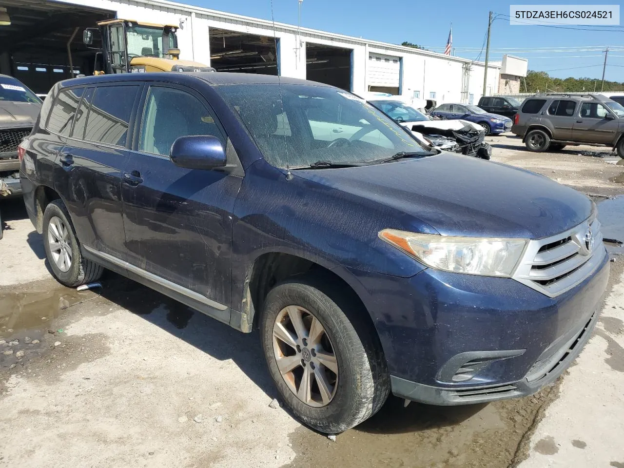 2012 Toyota Highlander Base VIN: 5TDZA3EH6CS024521 Lot: 77420584