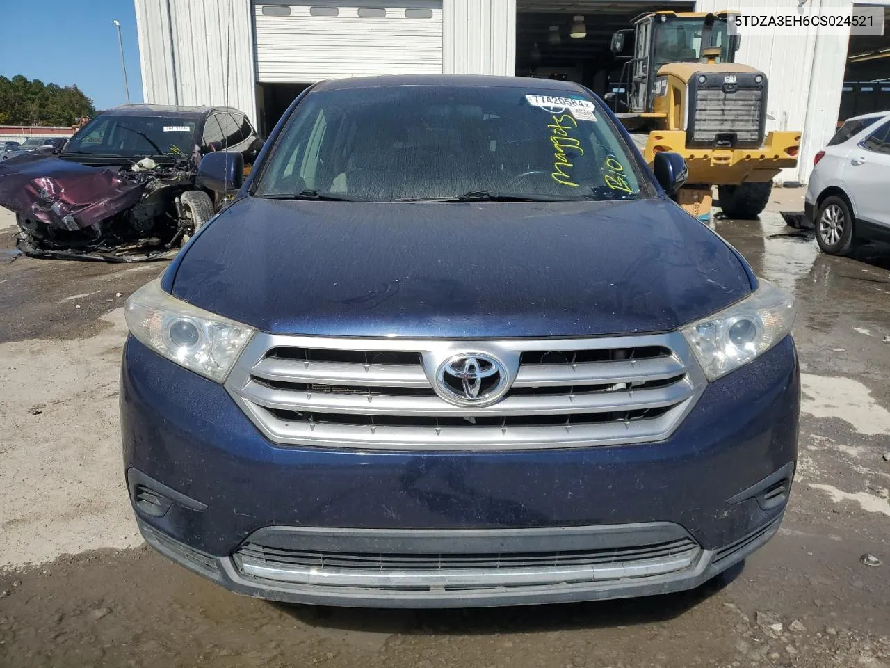 2012 Toyota Highlander Base VIN: 5TDZA3EH6CS024521 Lot: 77420584