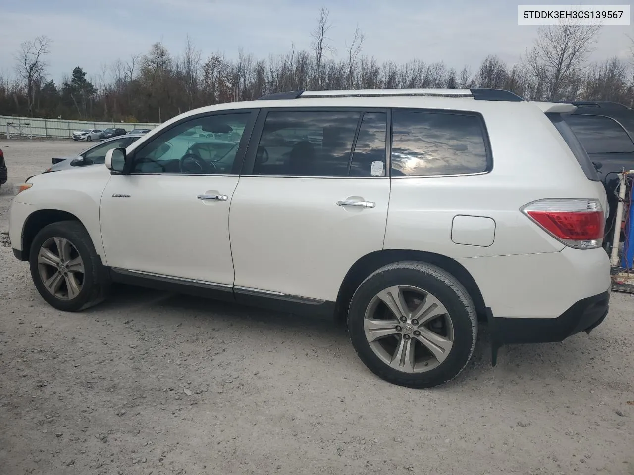 2012 Toyota Highlander Limited VIN: 5TDDK3EH3CS139567 Lot: 77458614