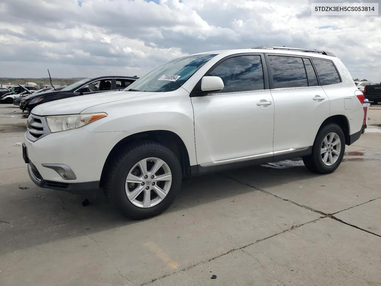 2012 Toyota Highlander Base VIN: 5TDZK3EH5CS053814 Lot: 77660854