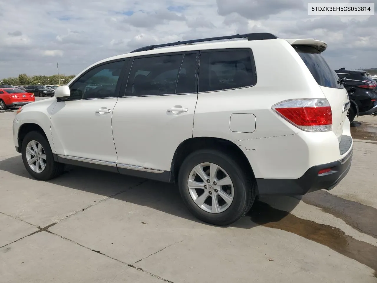 2012 Toyota Highlander Base VIN: 5TDZK3EH5CS053814 Lot: 77660854