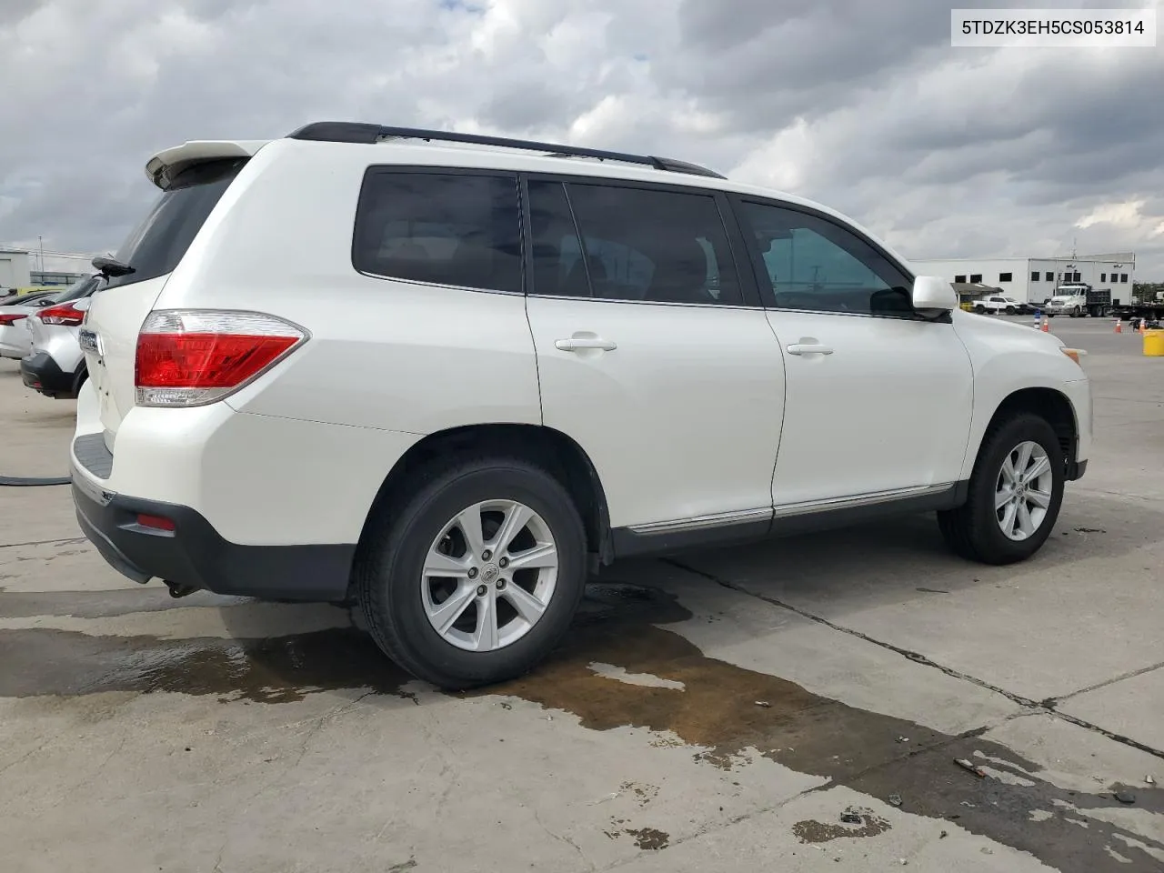 2012 Toyota Highlander Base VIN: 5TDZK3EH5CS053814 Lot: 77660854