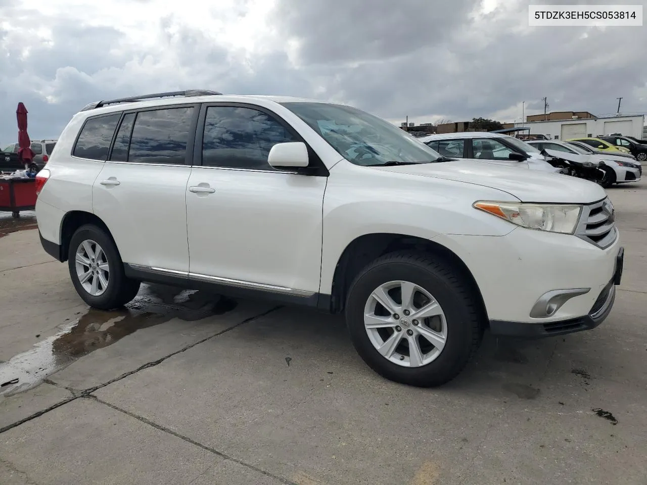 2012 Toyota Highlander Base VIN: 5TDZK3EH5CS053814 Lot: 77660854