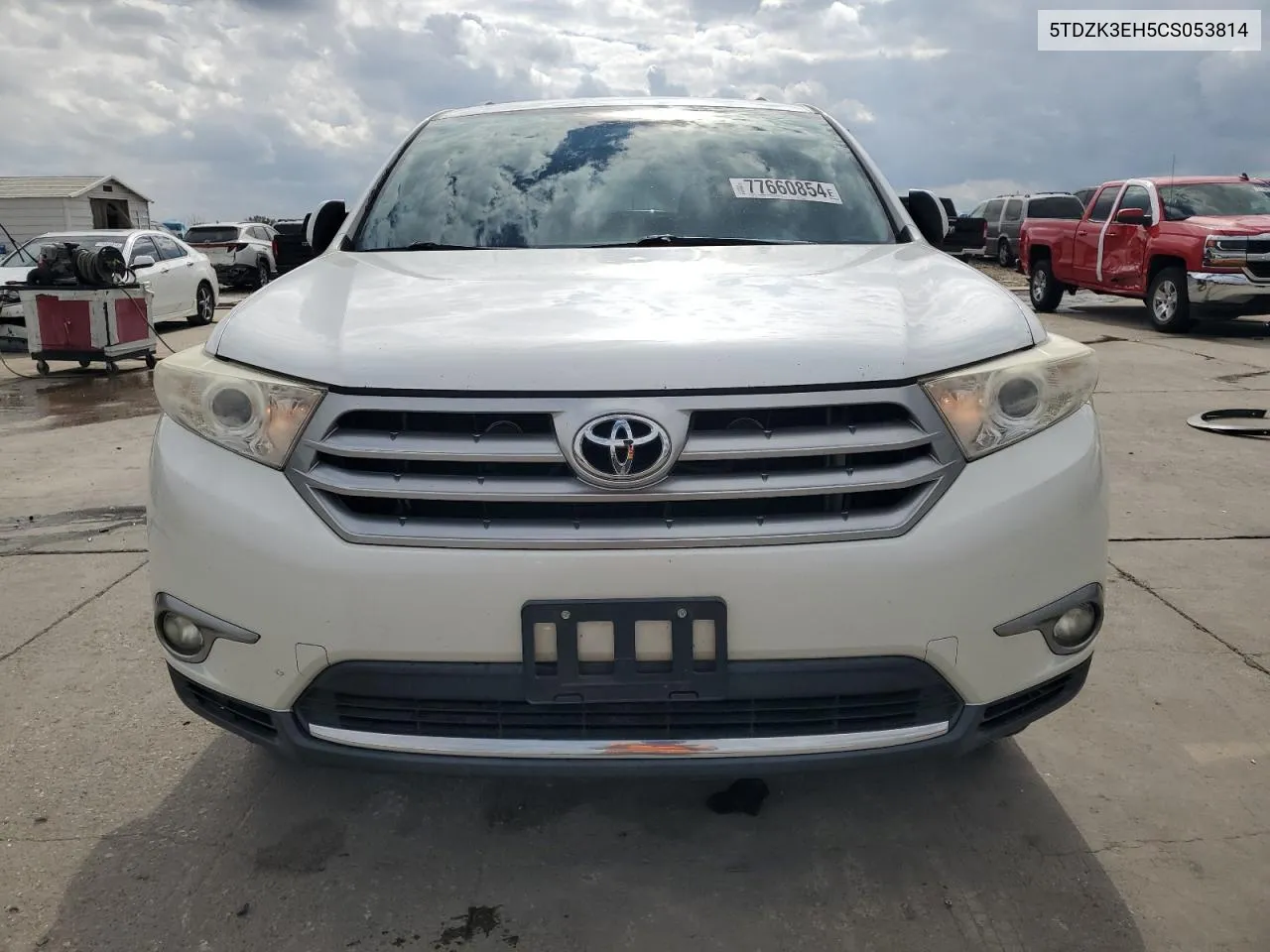 2012 Toyota Highlander Base VIN: 5TDZK3EH5CS053814 Lot: 77660854