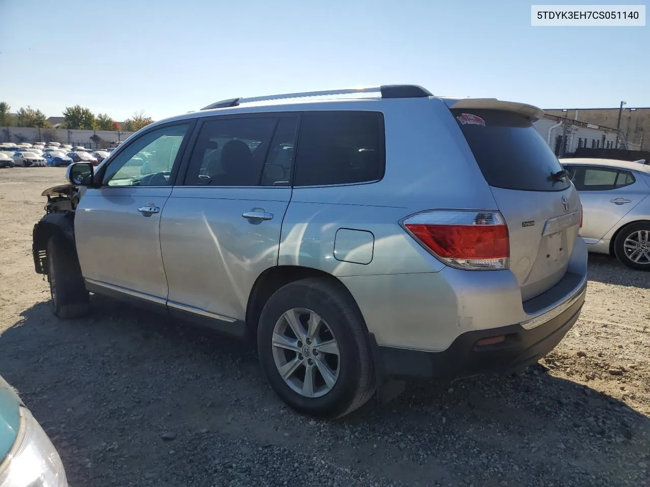 2012 Toyota Highlander Limited VIN: 5TDYK3EH7CS051140 Lot: 77660904