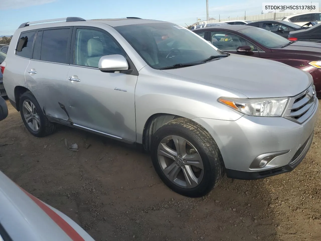 5TDDK3EH5CS137853 2012 Toyota Highlander Limited