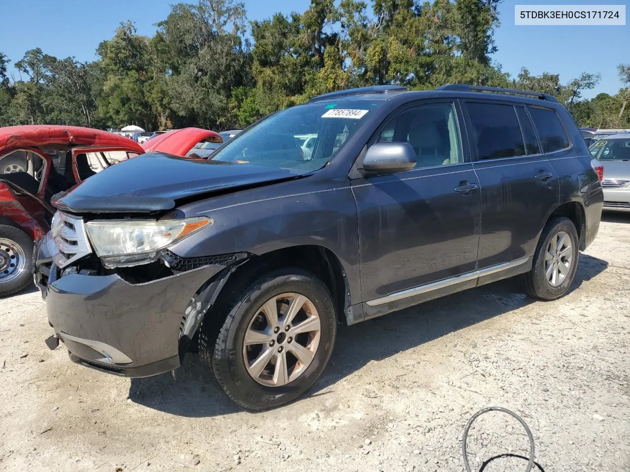 5TDBK3EH0CS171724 2012 Toyota Highlander Base