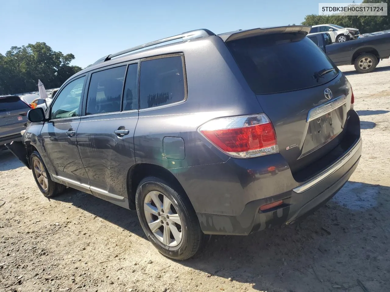 2012 Toyota Highlander Base VIN: 5TDBK3EH0CS171724 Lot: 77857894