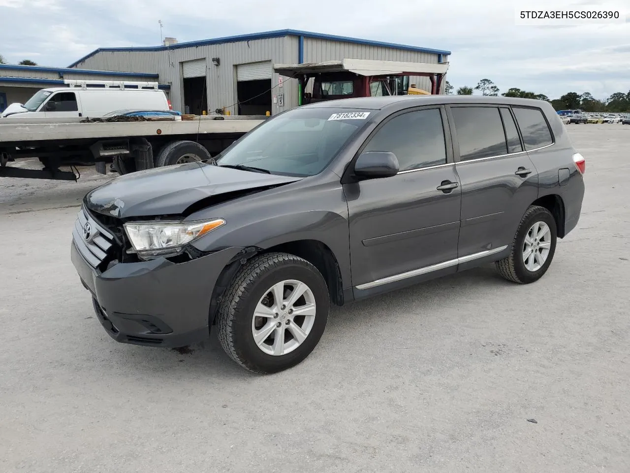 2012 Toyota Highlander Base VIN: 5TDZA3EH5CS026390 Lot: 78182334