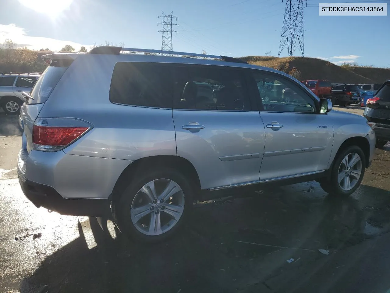 2012 Toyota Highlander Limited VIN: 5TDDK3EH6CS143564 Lot: 78408484