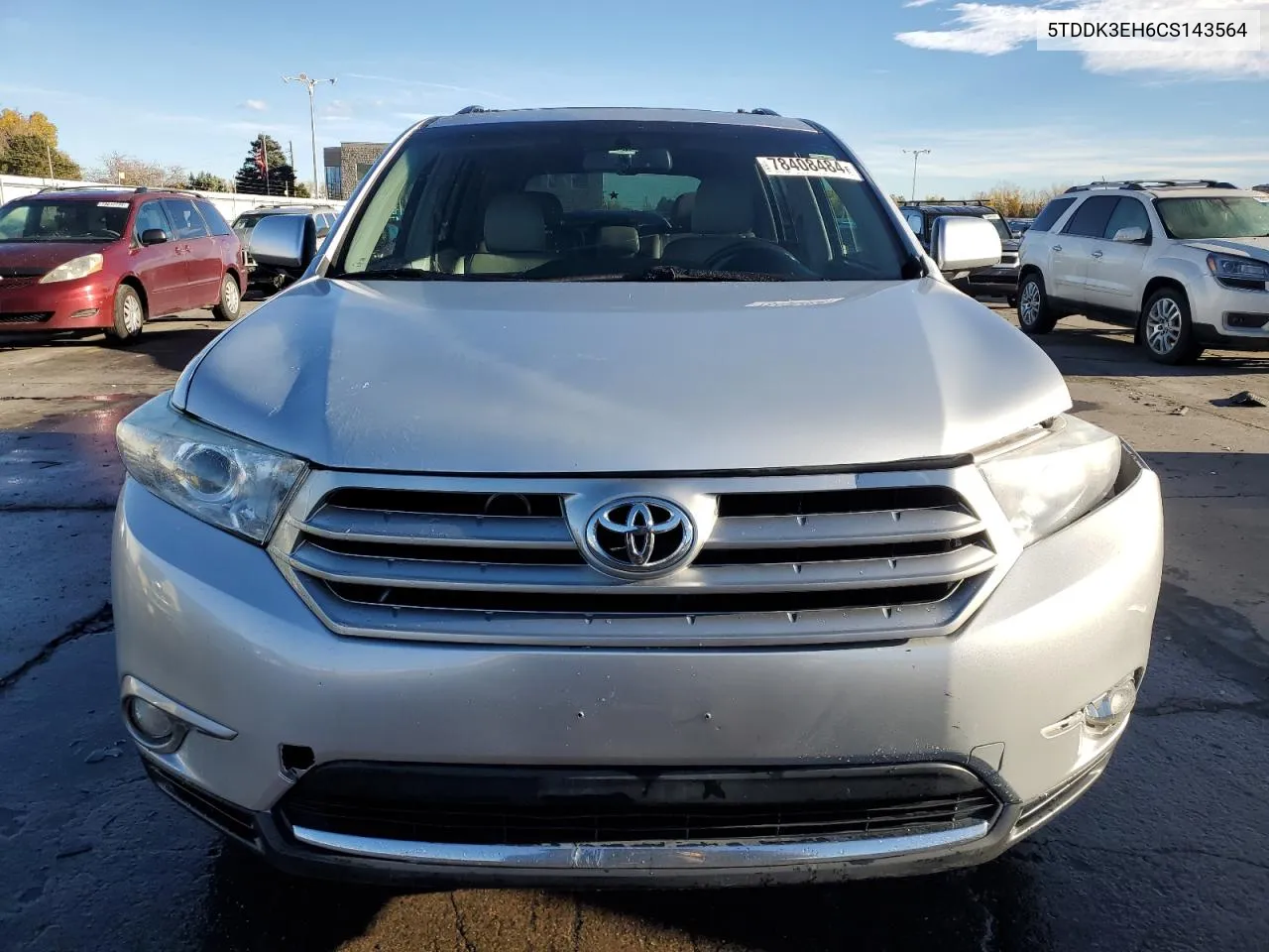 5TDDK3EH6CS143564 2012 Toyota Highlander Limited