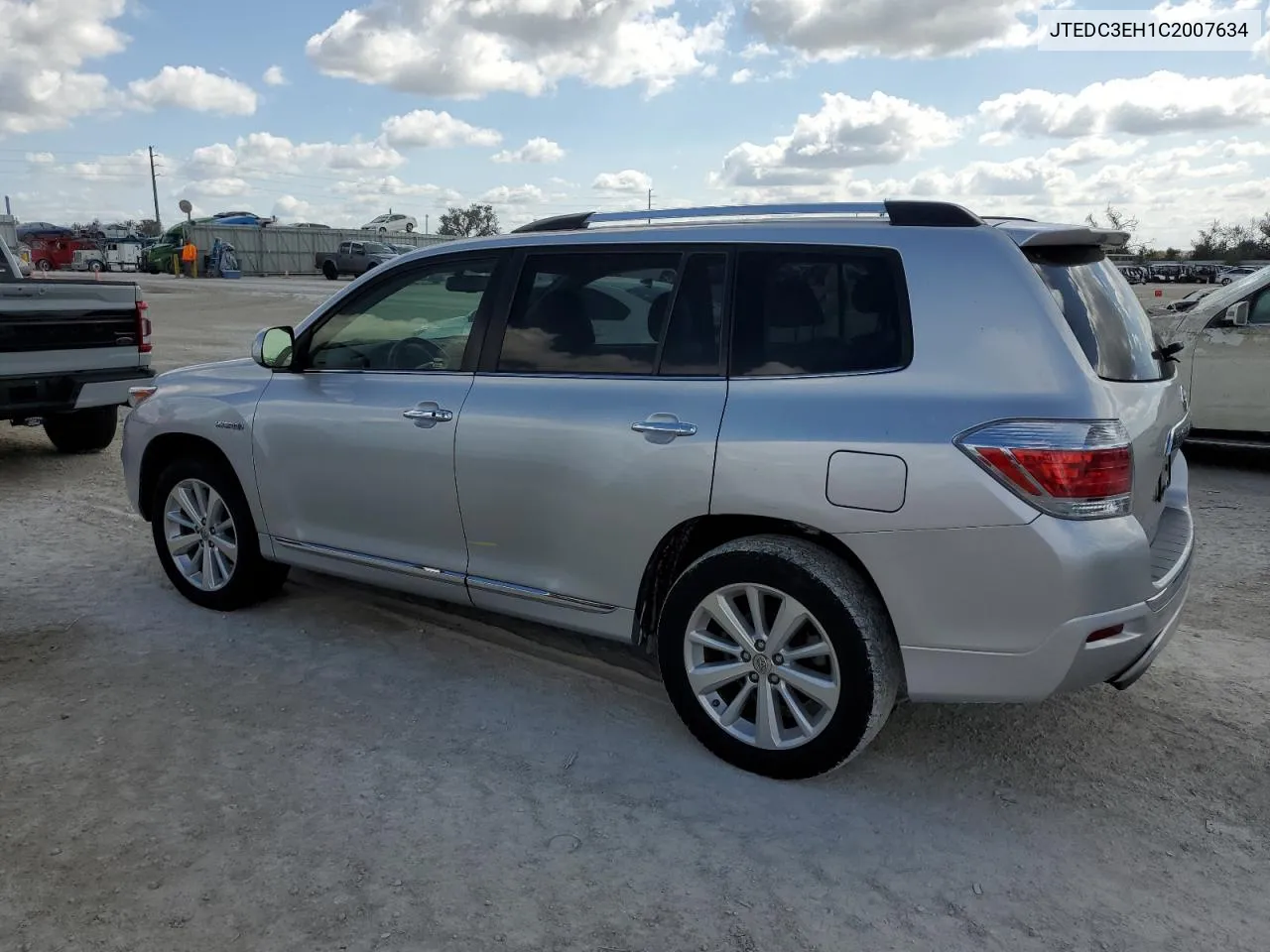 2012 Toyota Highlander Hybrid Limited VIN: JTEDC3EH1C2007634 Lot: 78440564