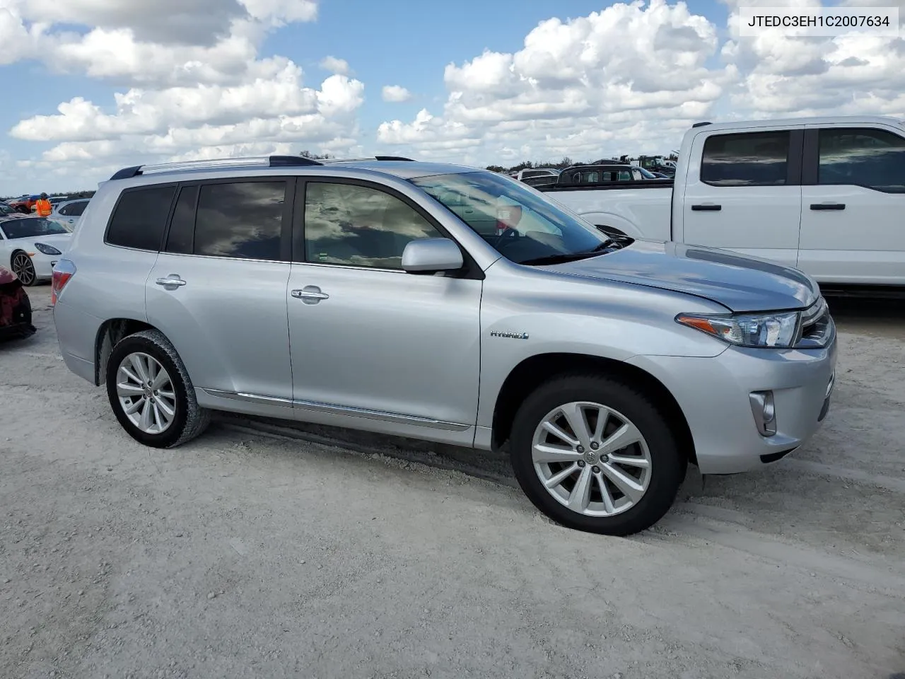 2012 Toyota Highlander Hybrid Limited VIN: JTEDC3EH1C2007634 Lot: 78440564