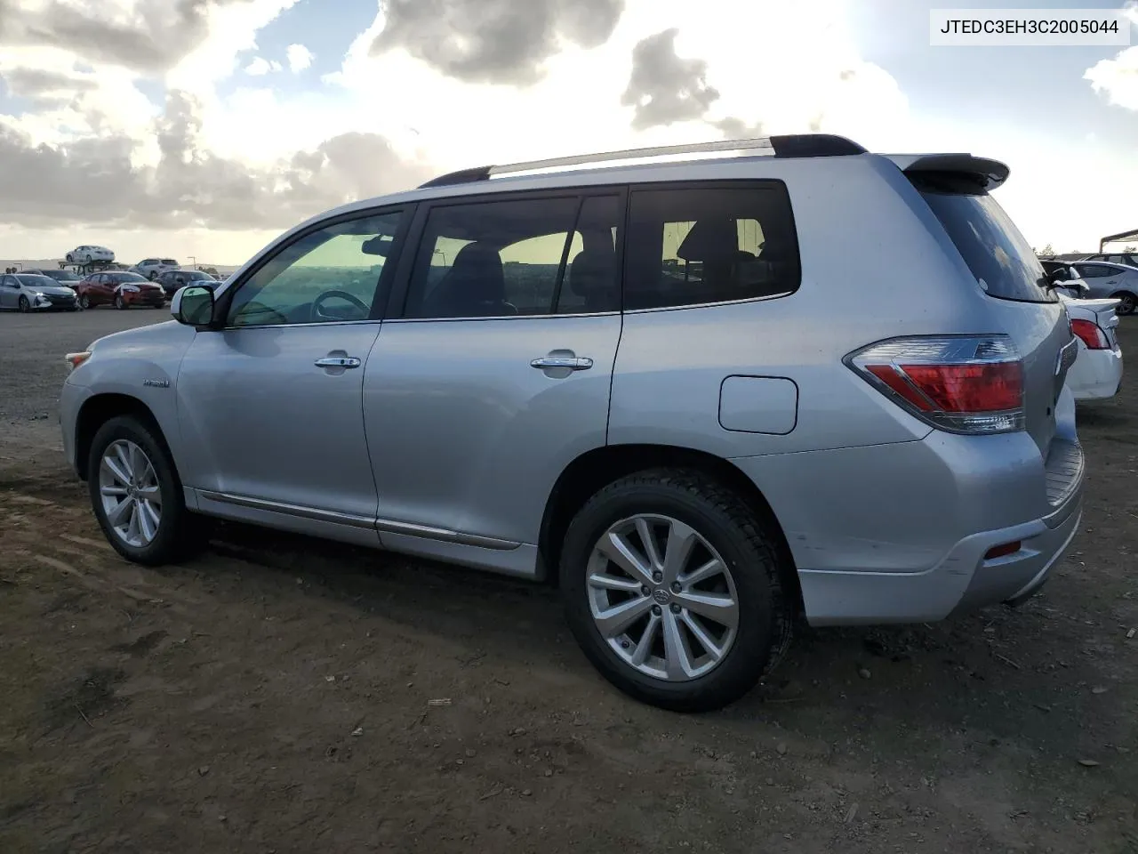 2012 Toyota Highlander Hybrid Limited VIN: JTEDC3EH3C2005044 Lot: 78509724