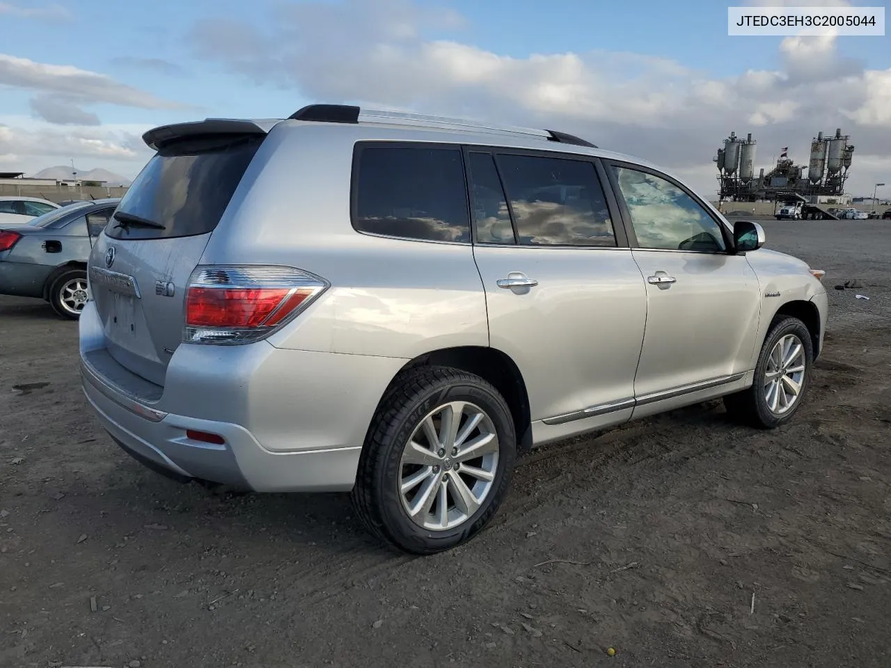 2012 Toyota Highlander Hybrid Limited VIN: JTEDC3EH3C2005044 Lot: 78509724