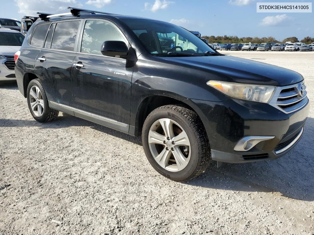 2012 Toyota Highlander Limited VIN: 5TDDK3EH4CS141005 Lot: 78524004